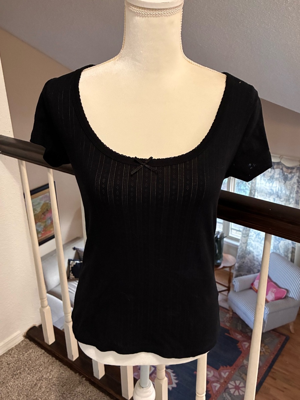 Old Navy 2 Pack Pointelle Scoop-Neck Cotton Tops
